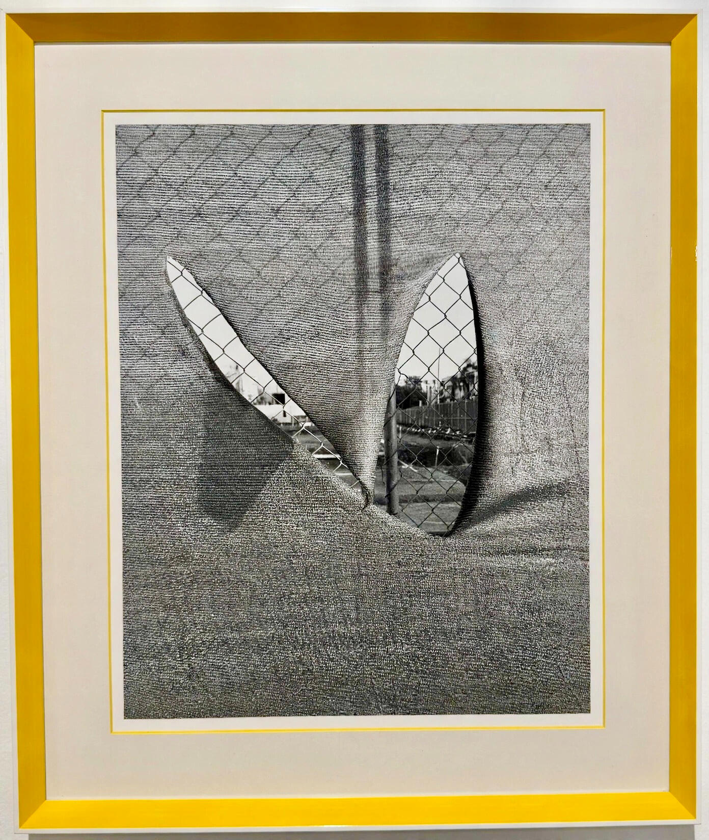 Mesh Cinematic Industrial Noir. High Contrast Photography. 1/1 Unique Artifact Archival Print by Barton Caplan