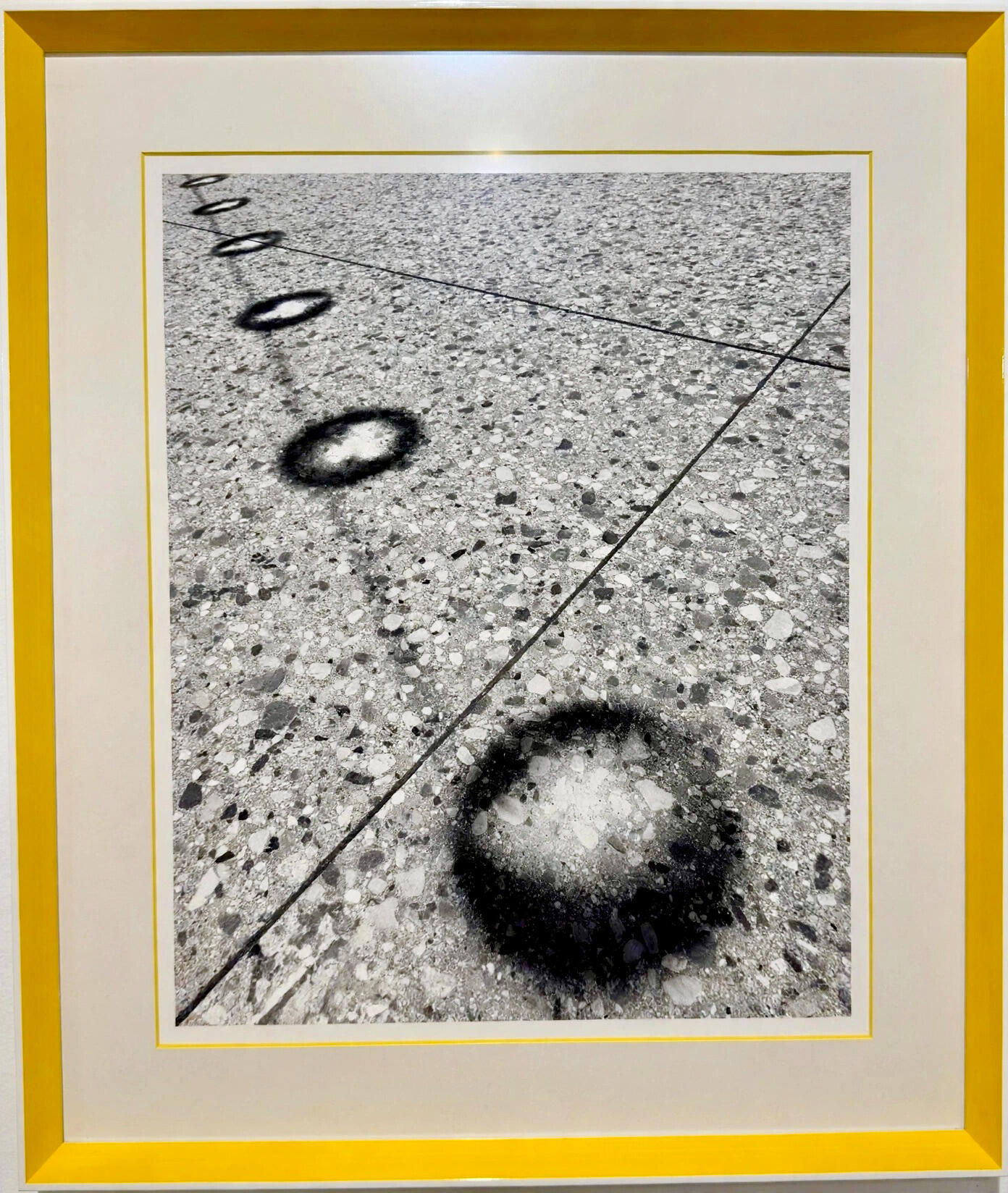 Receding Circles Receding Circles - LA - Cinematic Industrial Noir. High Contrast Photography. 1/1 Unique Artifact Archival Print by Barton Caplan