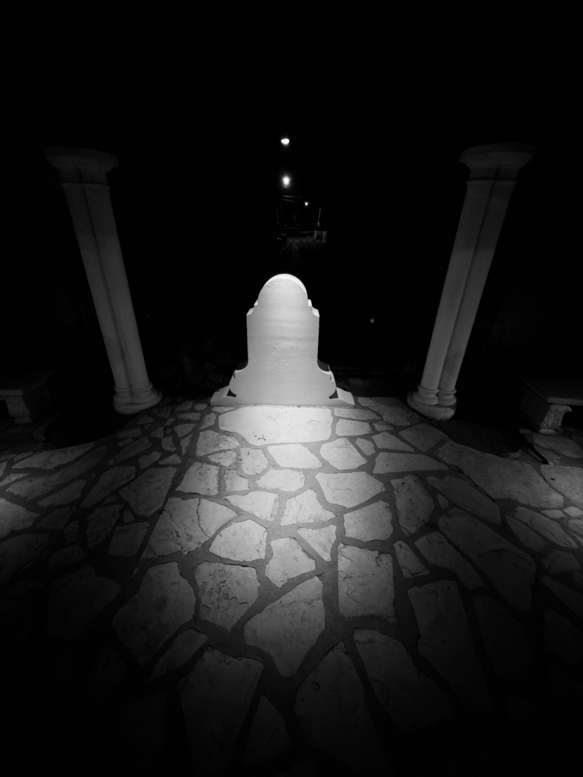 marker marker - shadow | LA - Gutterstars Studio. High Contrast Black and White Urban Minimalism in California. 1/1 Archival Pigment Print by Barton Caplan