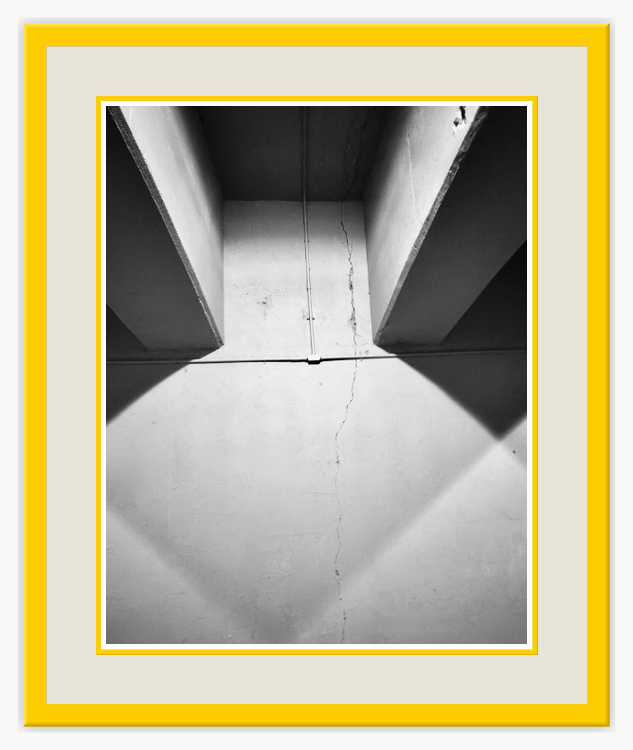 Beams Cinematic Industrial Noir. High Contrast Photography. 1/1 Unique Artifact Archival Print by Barton Caplan